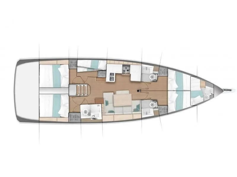 Sun Odyssey 490 Swannabe — foto dello yacht n. 17