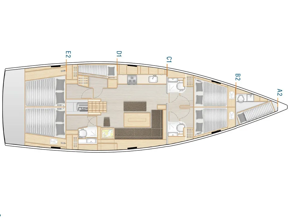 Hanse 508 HAMAM — фотография яхты 10