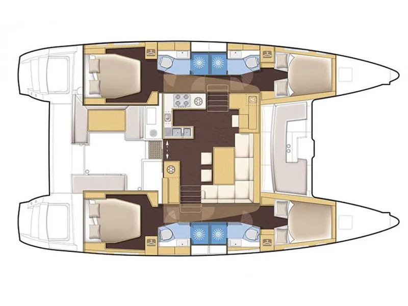 Lagoon 450 Black Duck — yachtbilde 6