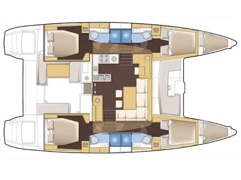 Lagoon 450 Black Duck — yachtbilde 14