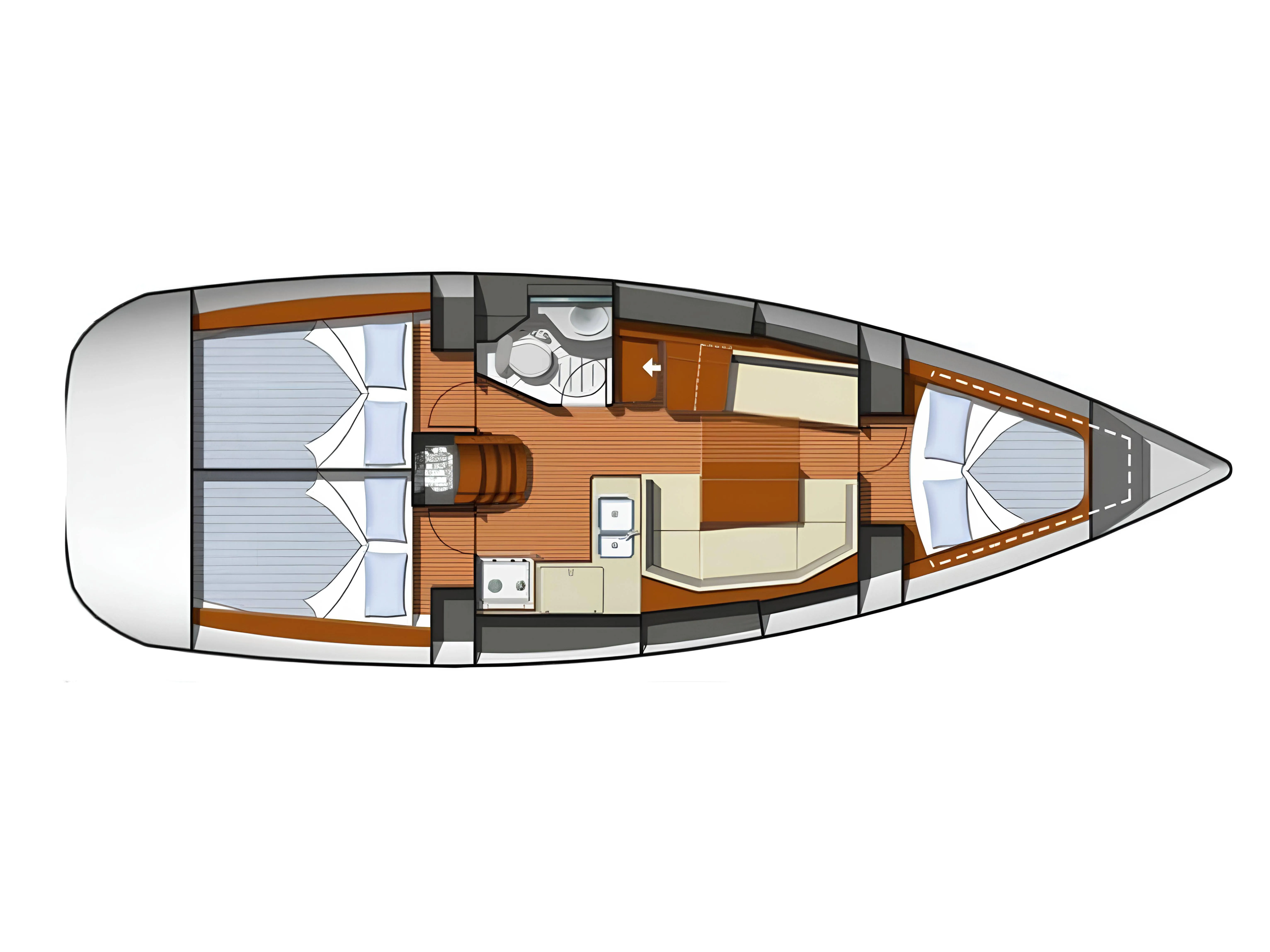 Sun Odyssey 36i Blue Sky — снимка на яхтата 11