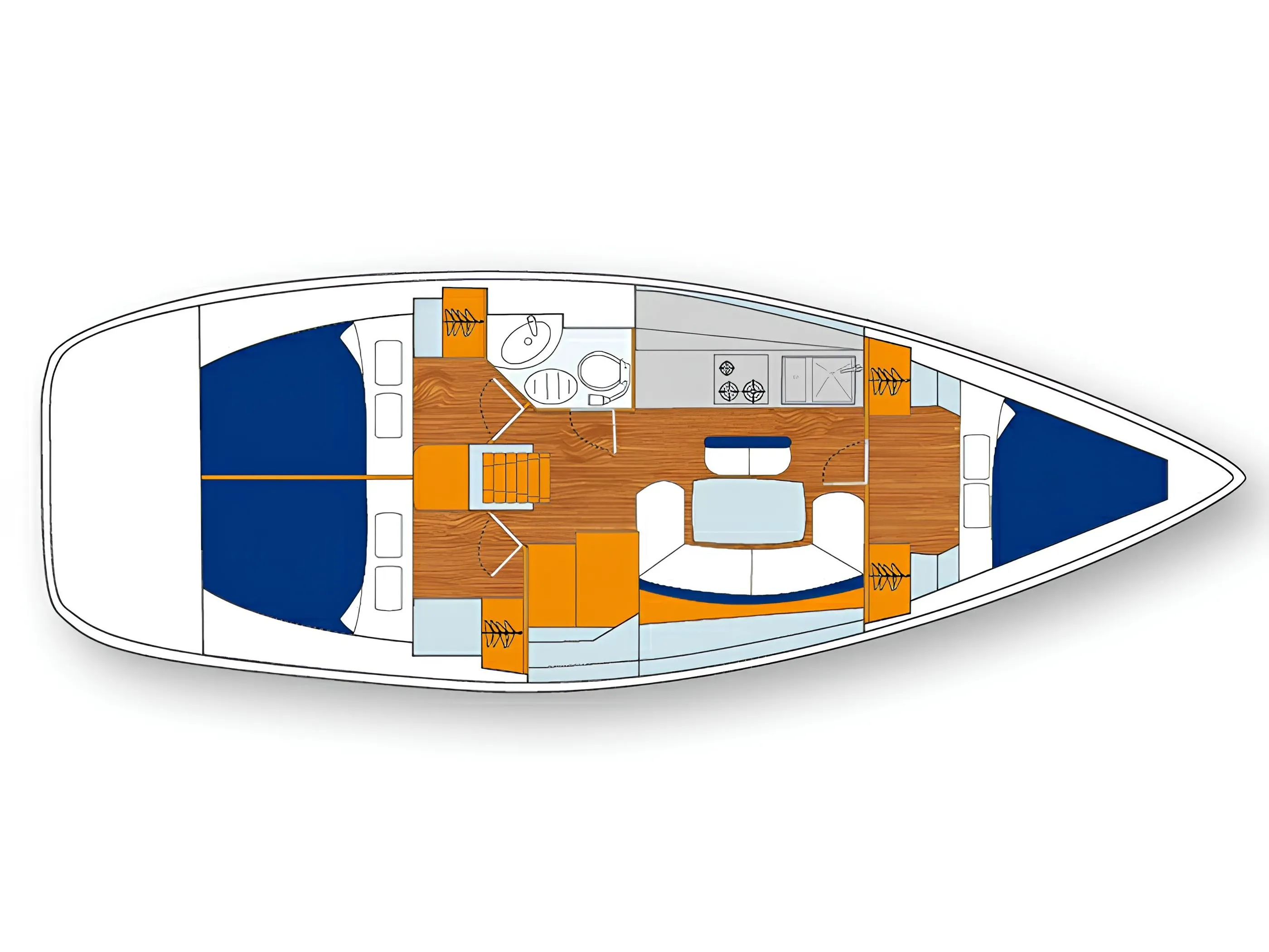 Cyclades 39.3 Six Pack — фотография яхты 10