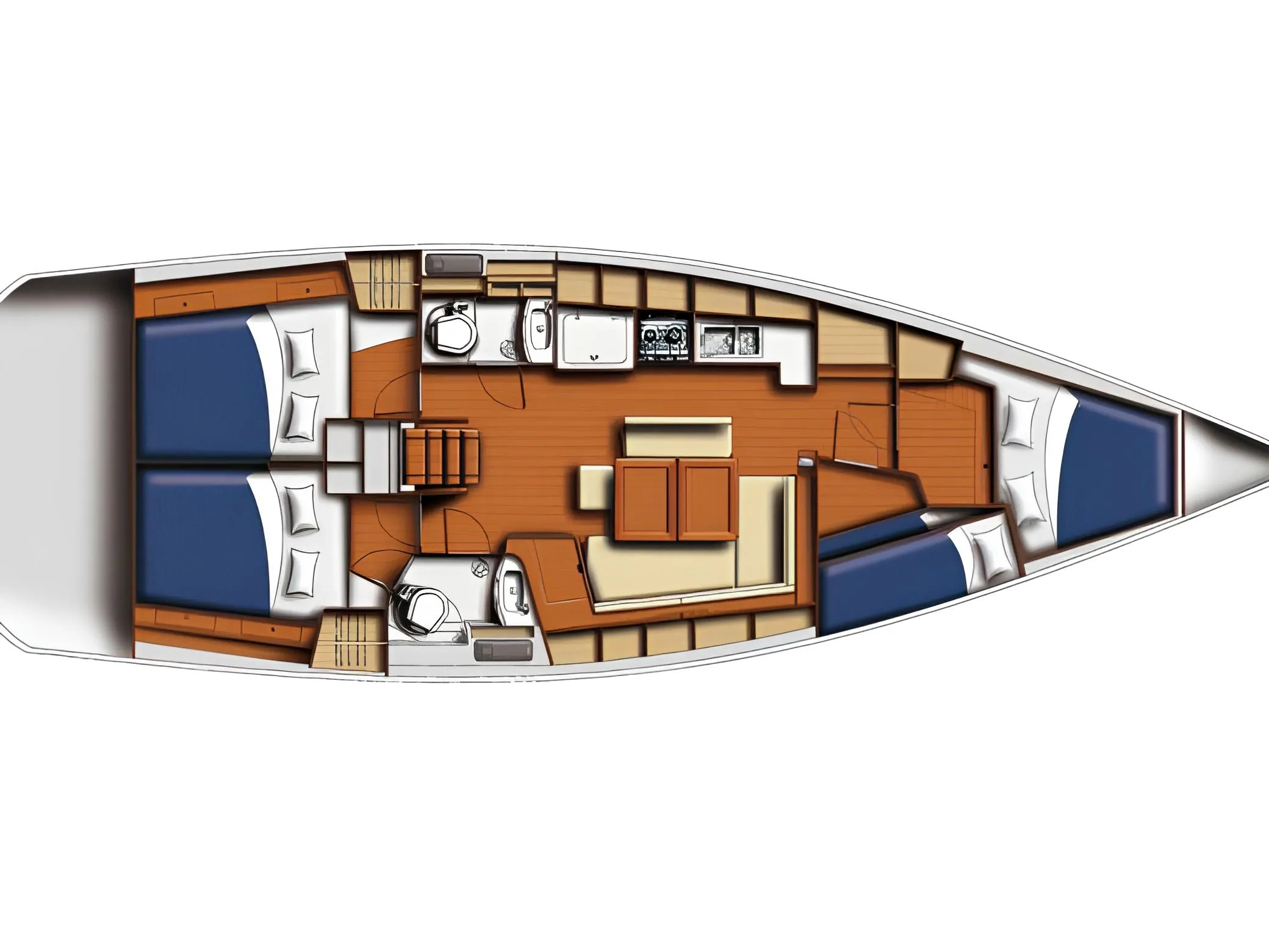 Oceanis 43 Bliss — фотография яхты 11