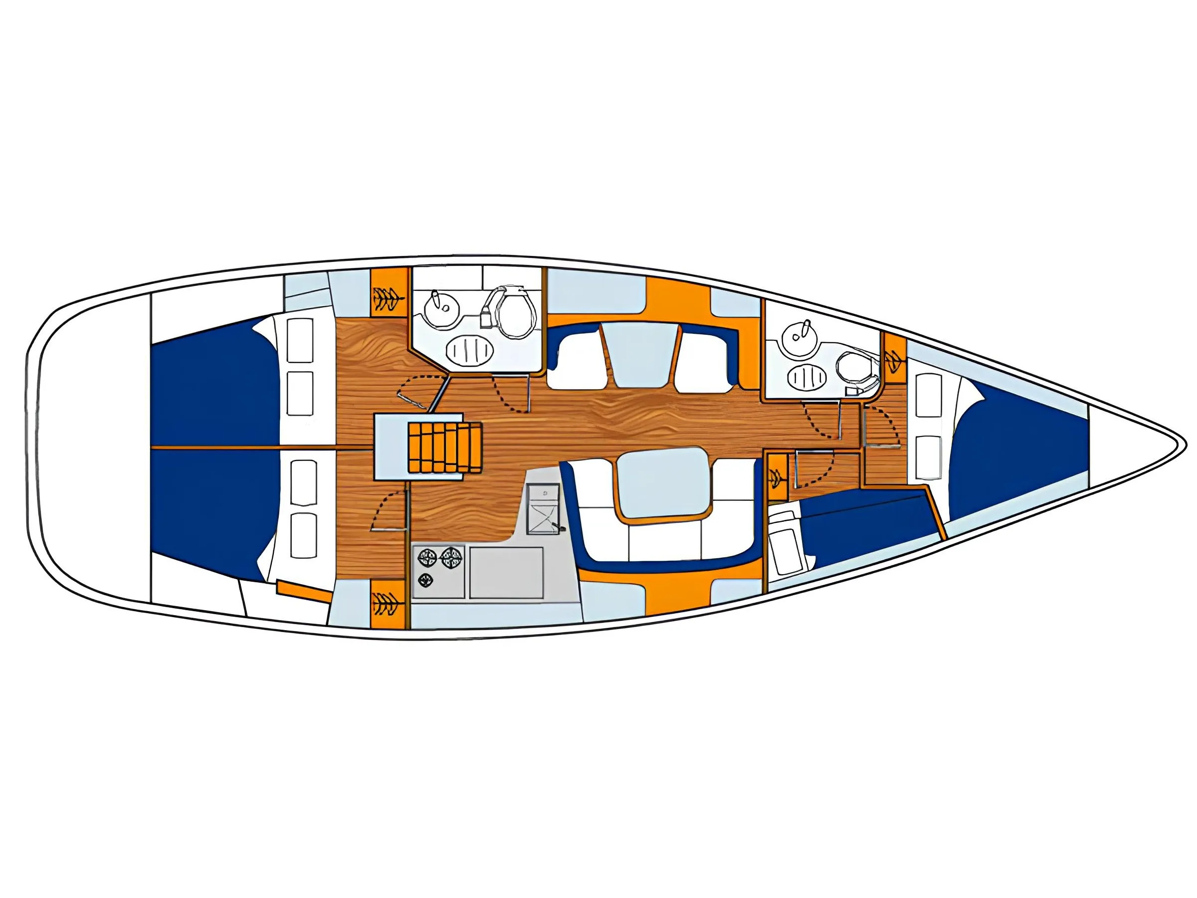 Sun Odyssey 43 Saida — фотография яхты 15