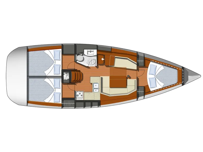 Sun Odyssey 39i Sofia — jahtikuva 2