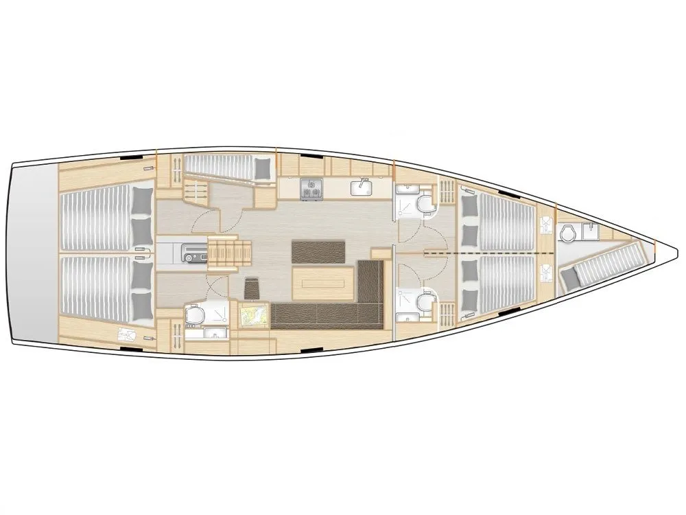 Hanse 508 — фотография яхты 16