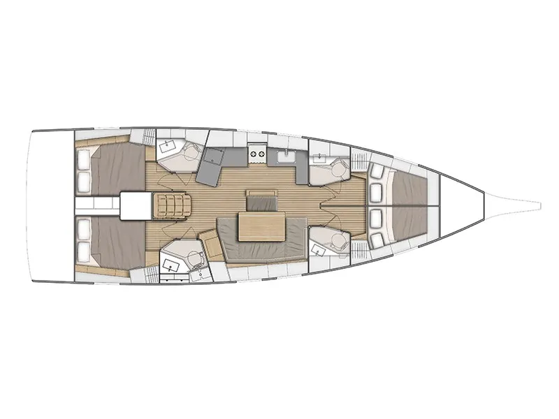 Oceanis 46.1 ZIA — yacht photo 17