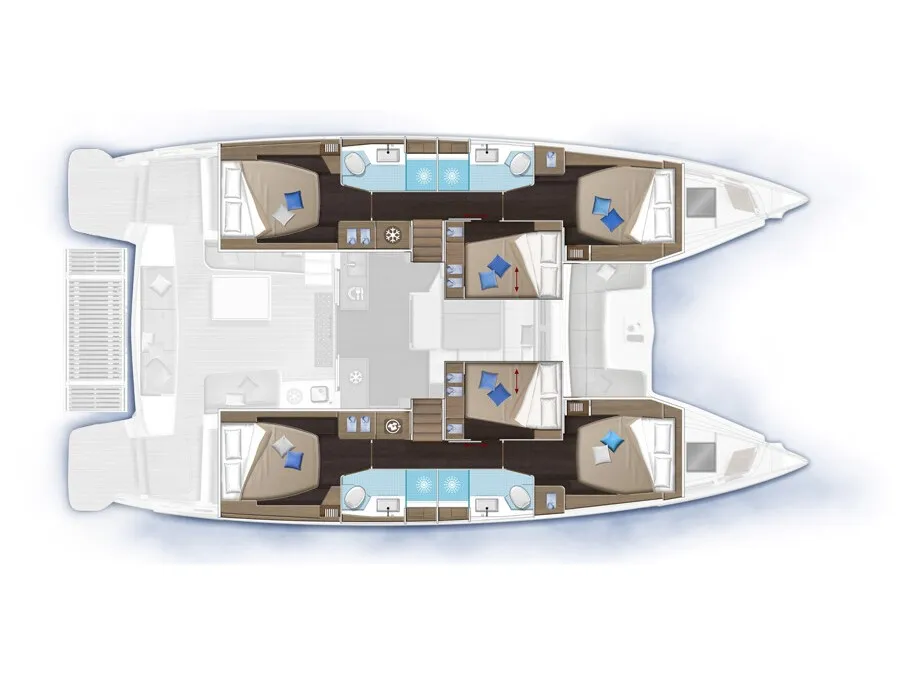 Lagoon 51 SAILUXE - Allegra — yacht photo 5