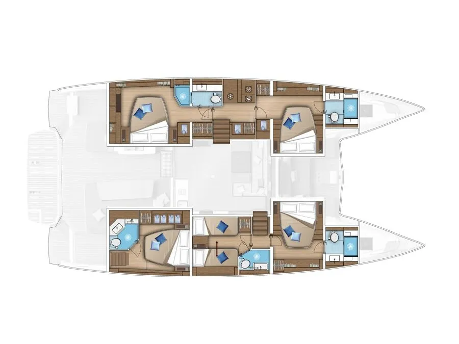 Lagoon 55 SAILUXE - Magnifico — фотография яхты 11