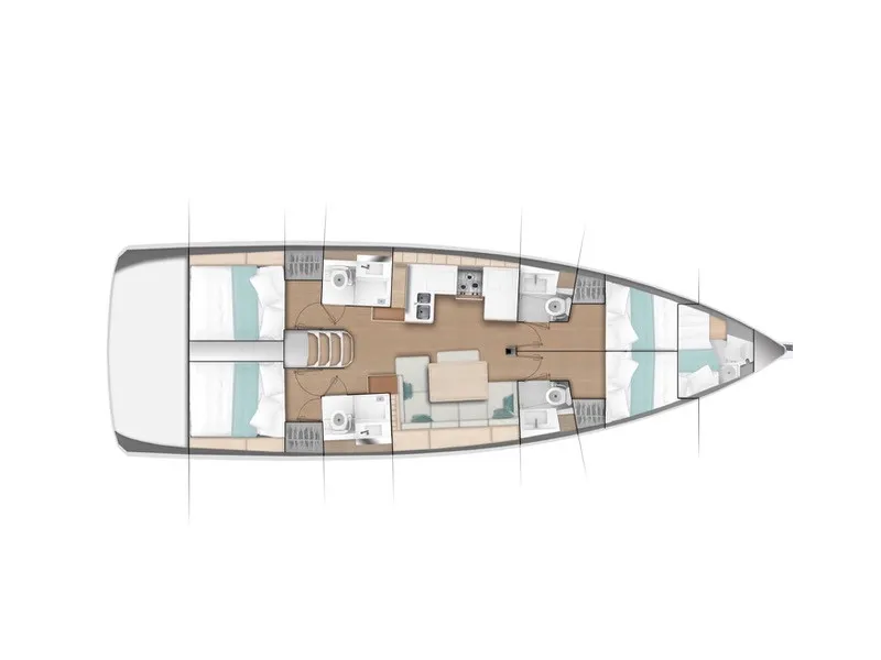 Sun Odyssey 490 PERSIK — yacht photo 5