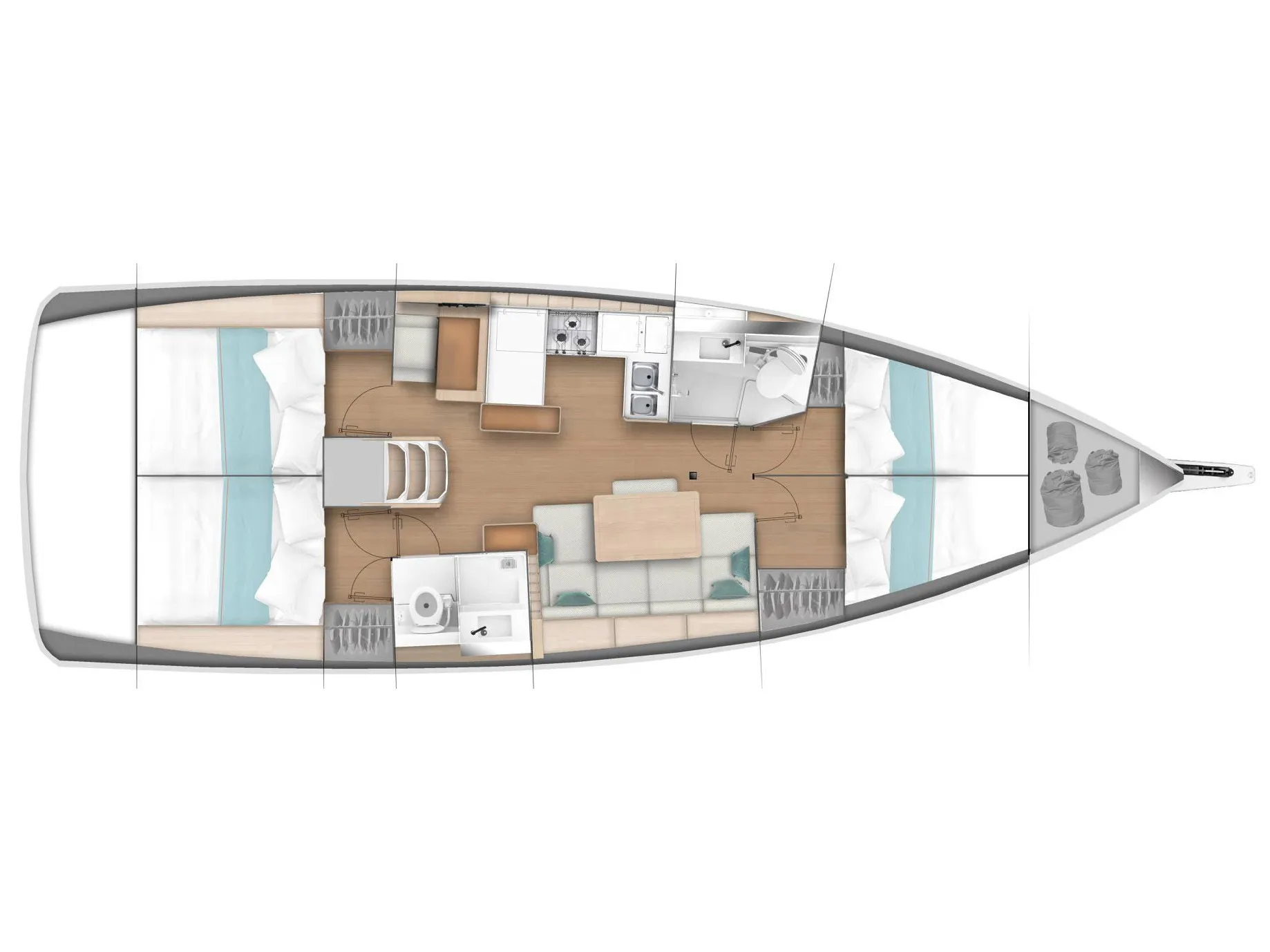 Sun Odyssey 440 Frenetica — yacht photo 20
