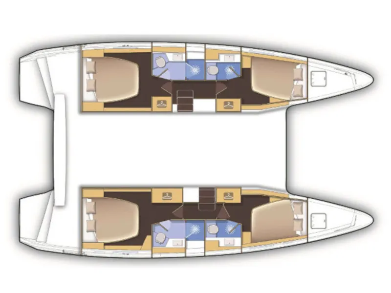 Lagoon 42 Chamotte — фотография яхты 4