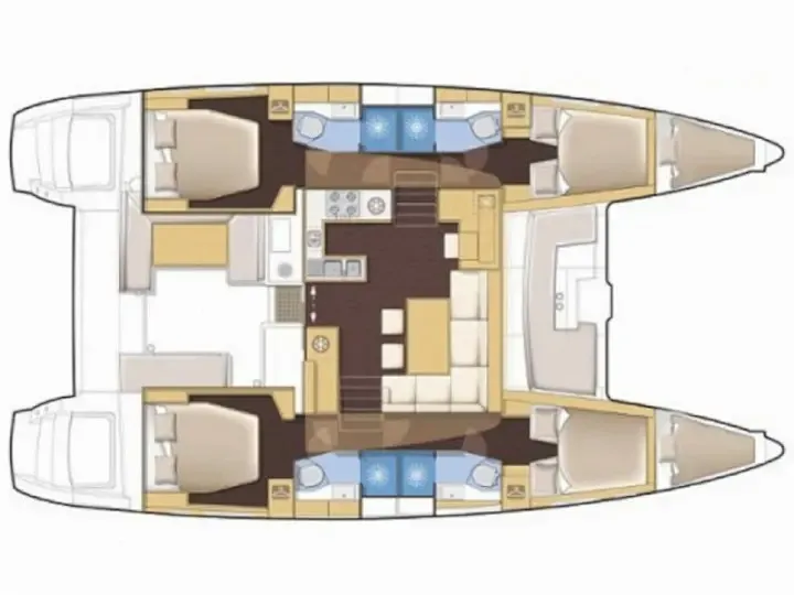 Lagoon 450 Fly SoulMate — фотография яхты 4