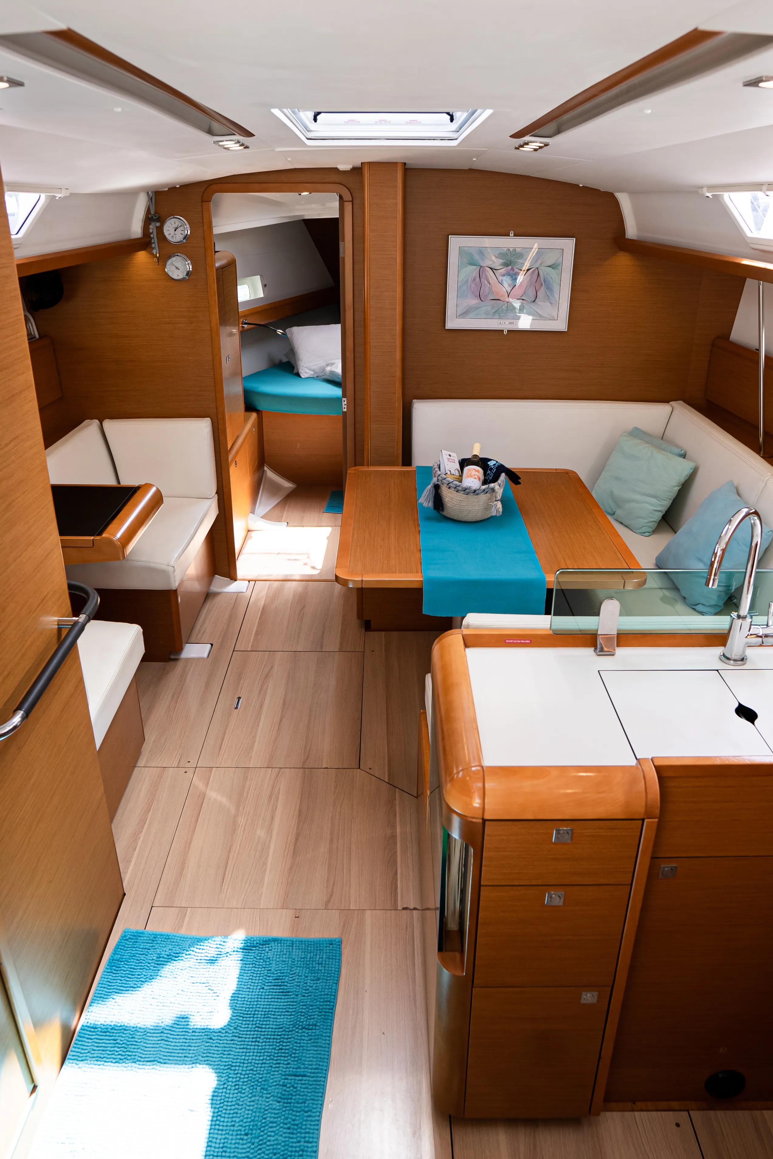 Sun Odyssey 419 IZZI Boat location in LEFKAS MARINA, D-marin — снимка на яхтата 2