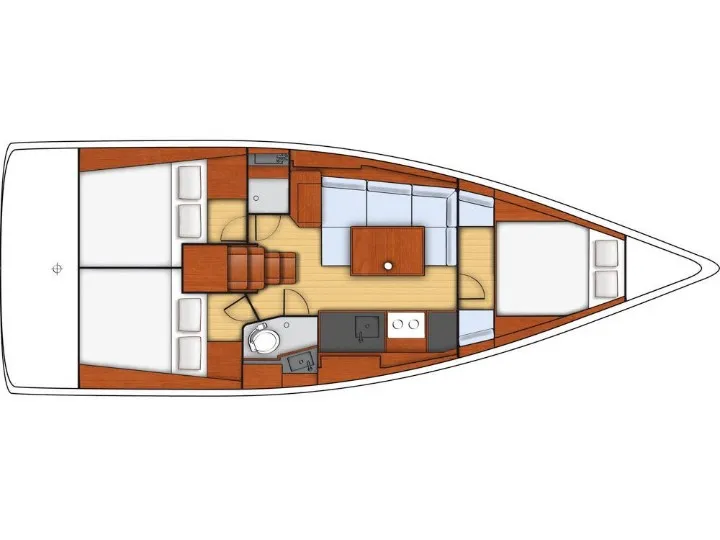Oceanis 38 GREY PEARL — yacht photo 2