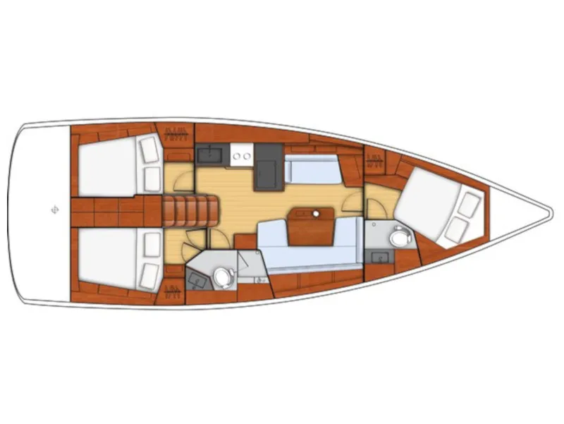 Oceanis 41.1 Alma — fotografia jachty 2