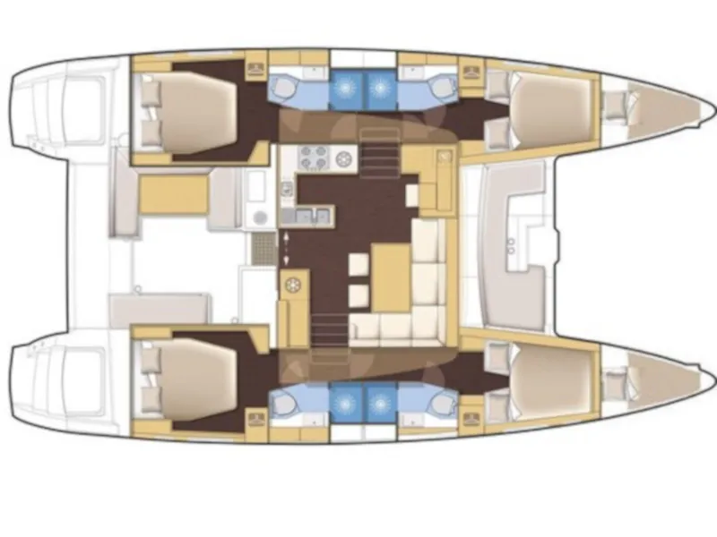 Lagoon 450 Fly AMELIA (A/C, Generator, Watermaker) — jahifoto 2
