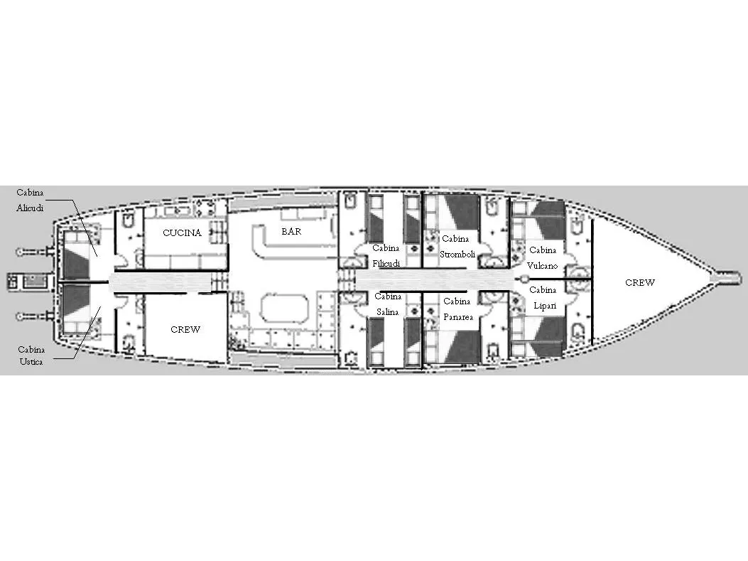 Gulet (CabinStromboli - double bed) Kaptan Yilmaz II — yacht photo 4