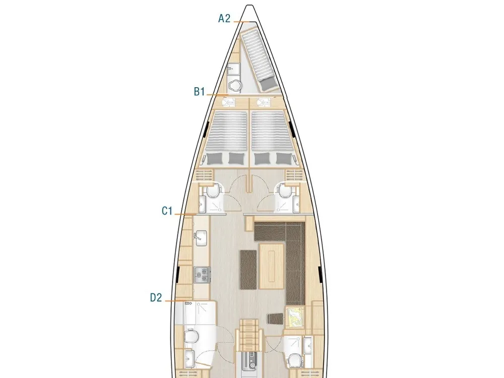 Hanse 508 Andromeda — yacht photo 8