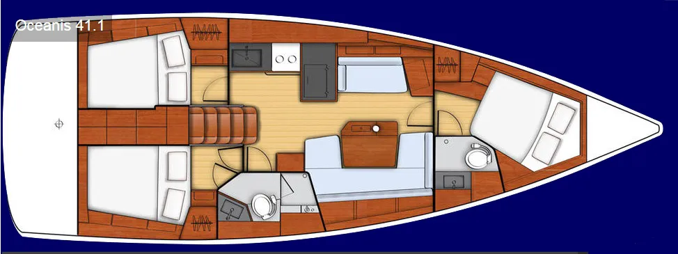Oceanis 41.1 AGINOR "Sails 2025" — foto del yate n.º 3