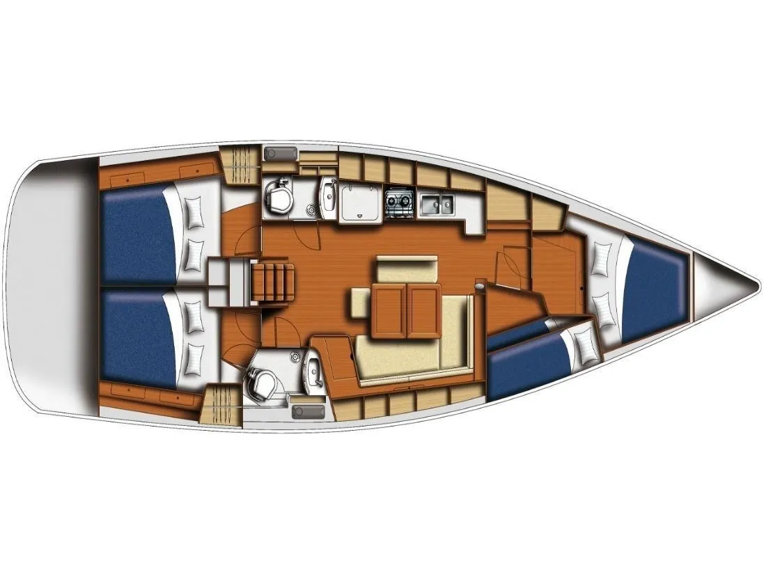 Oceanis 43 Fantasea — фотография яхты 5