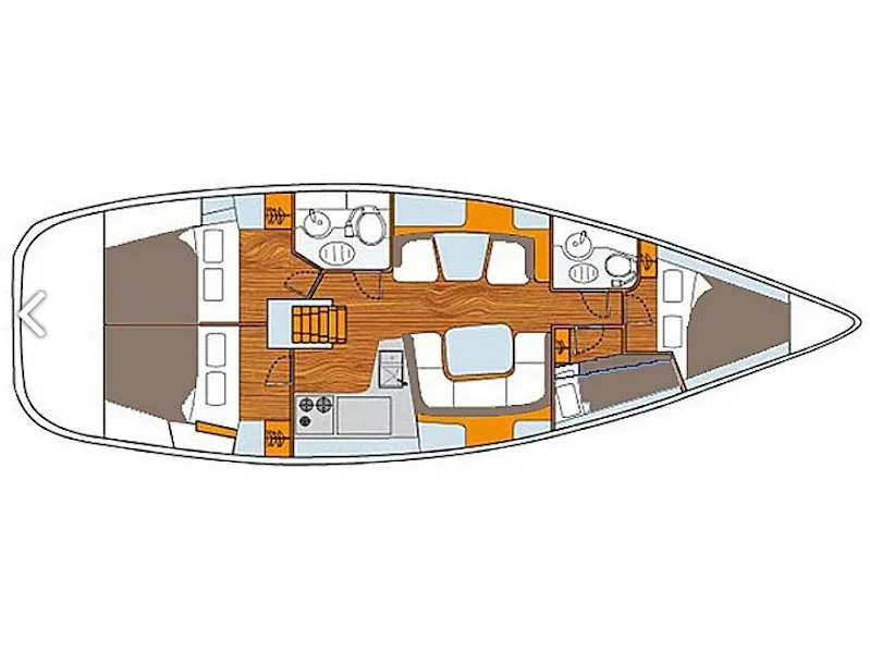 Sun Odyssey 43DS GABRIJELA II — jahtikuva 2