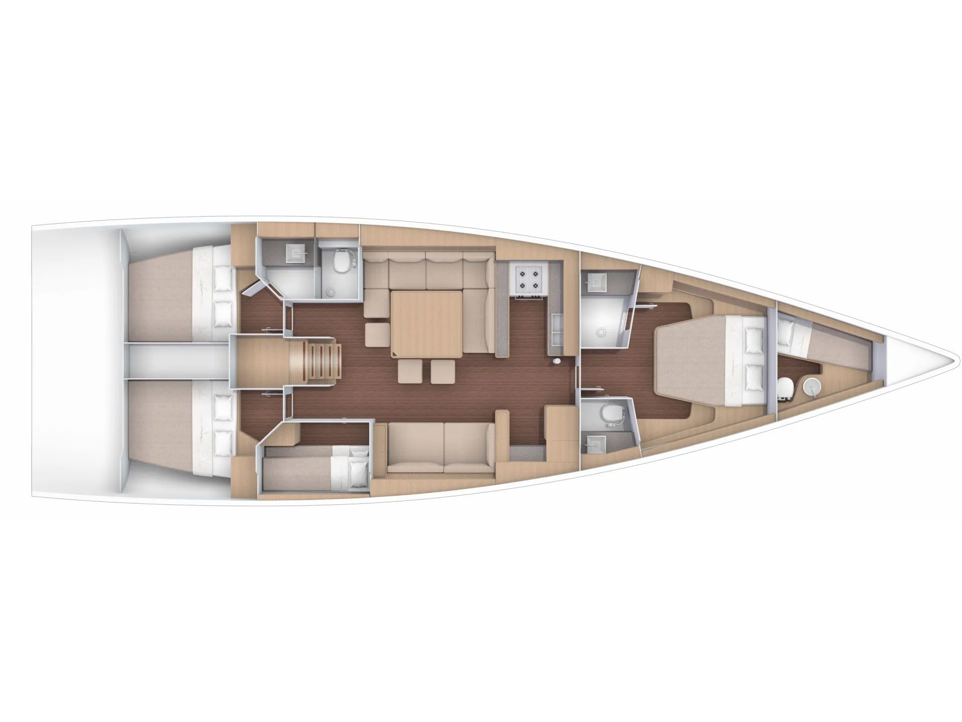 Dufour 56 Exclusive Poseidon — фотография яхты 3