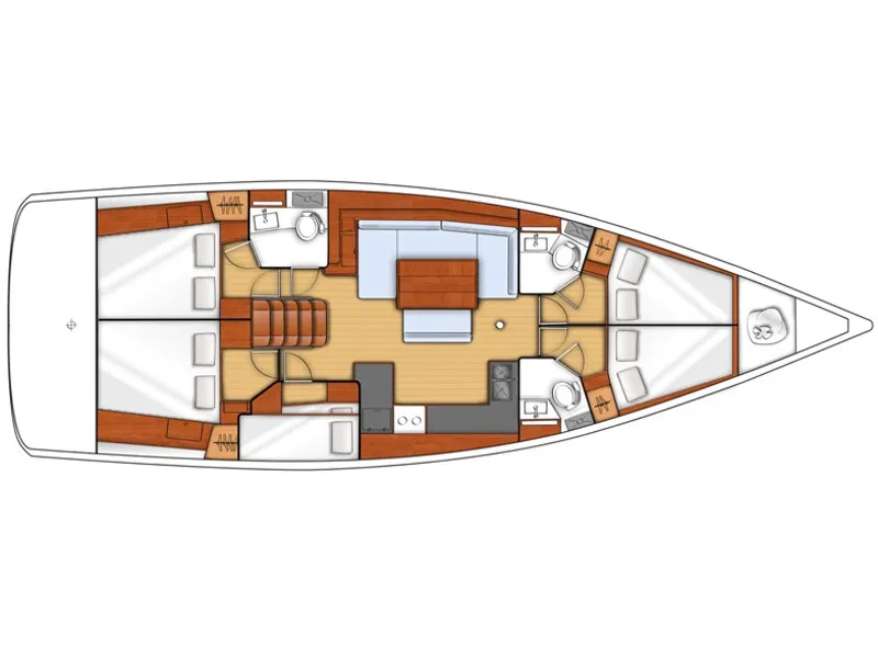 Oceanis 48 Orchidea — yacht photo 4