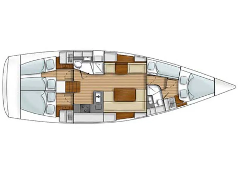 Hanse 430 Leonessa — yacht photo 2