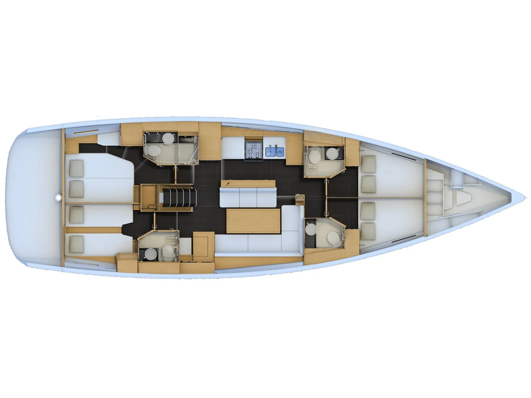 Jeanneau 54 Cappuccino Due — jahtikuva 27