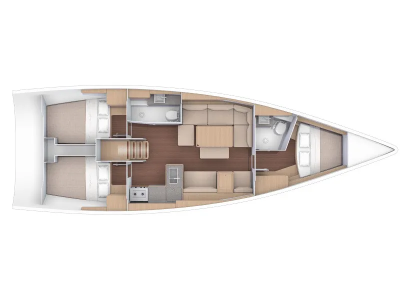 Dufour 412 Grand large Hedoné — фотография яхты 3