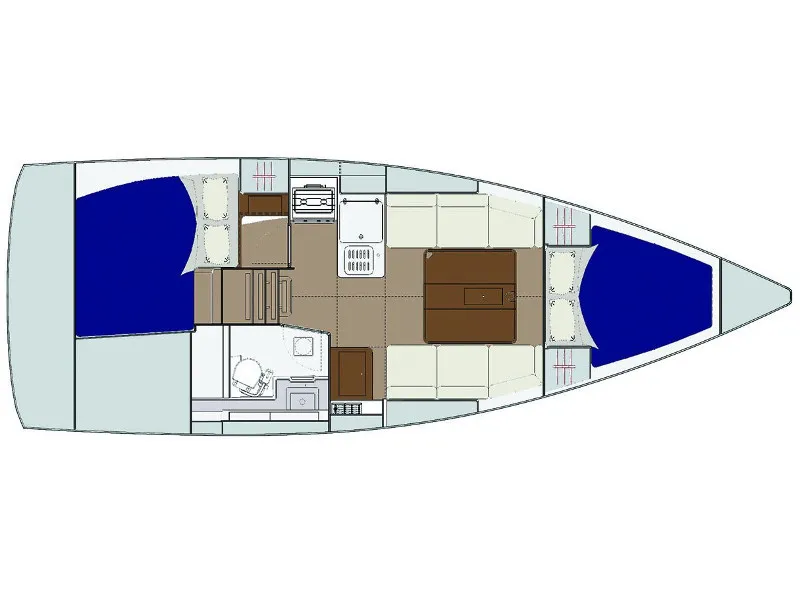 Dufour 310 Grand Large MIO — jachtfoto 7