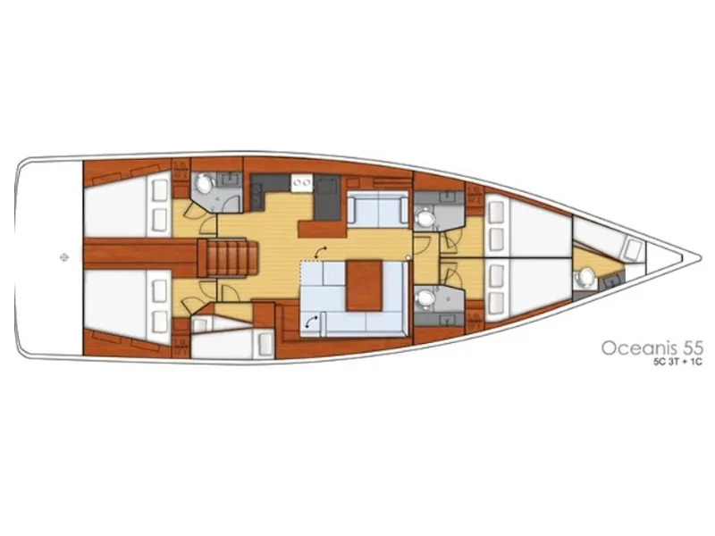 Oceanis 55 LUCKY TRADER — yacht photo 8