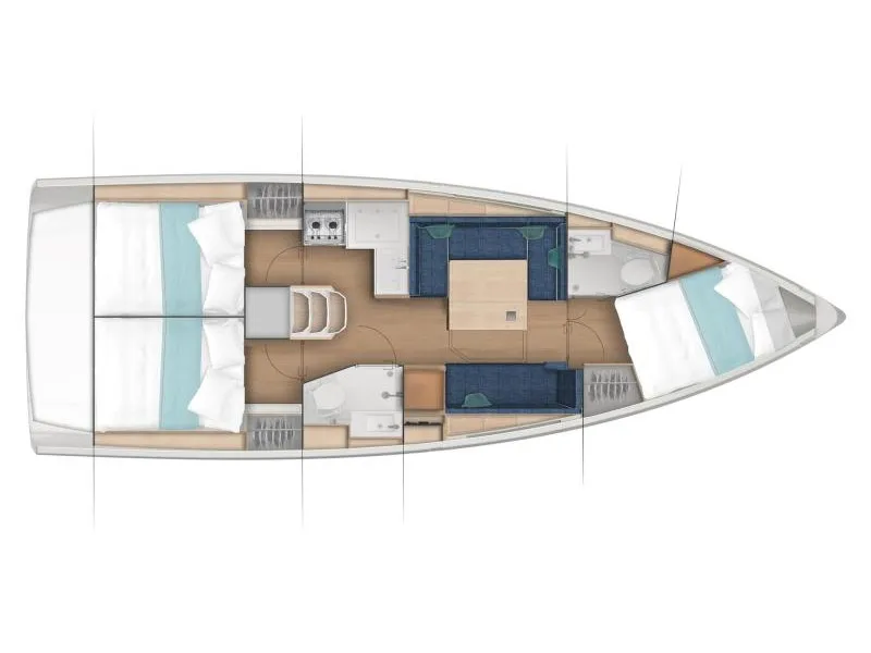 Sun Odyssey 380 Red Kiss — фотография яхты 6