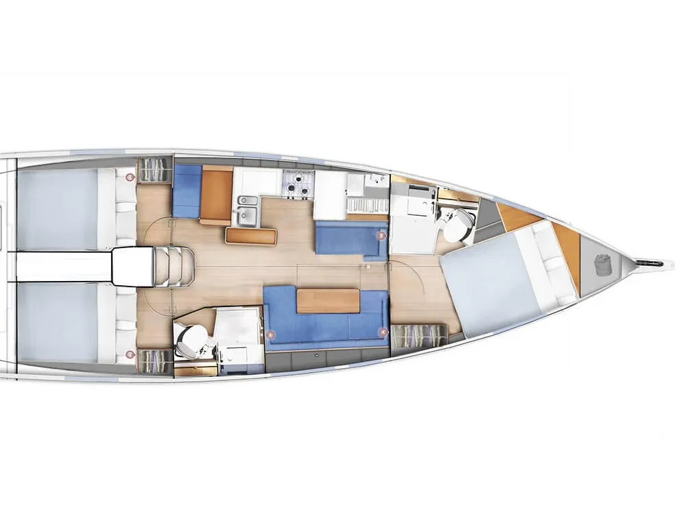 Sun Odyssey 410 Baghera — jahtikuva 2