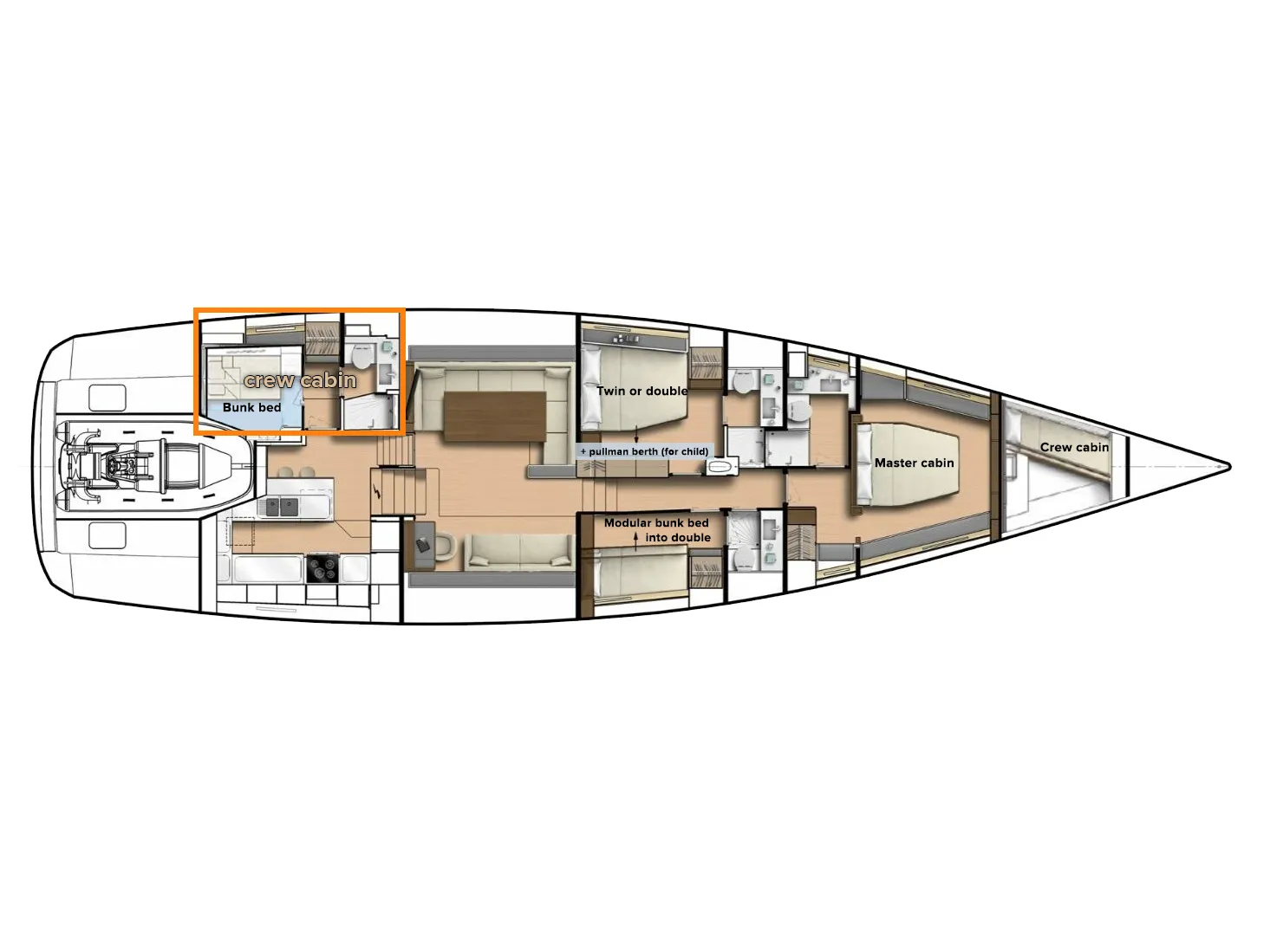 CNB 76 AENEA — yacht photo 11