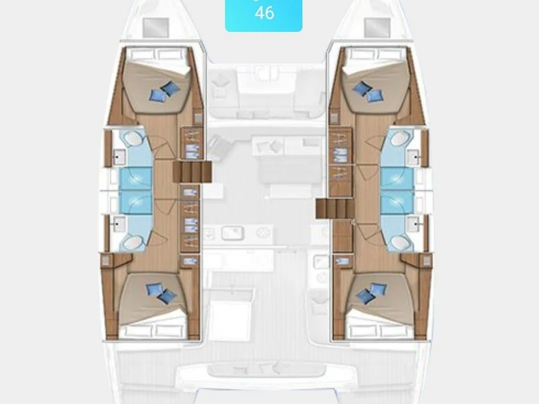 Lagoon 46 Calipso — yacht photo 2