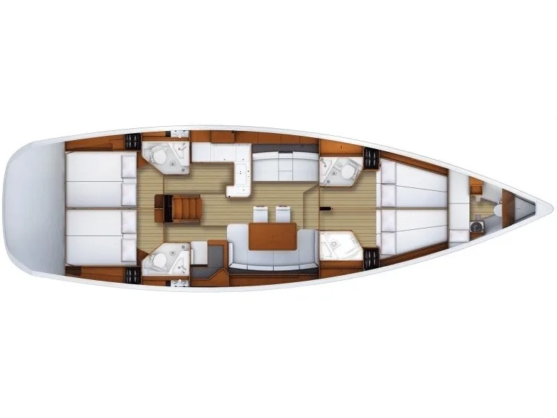 Jeanneau 53 Mocha II — jahtikuva 2