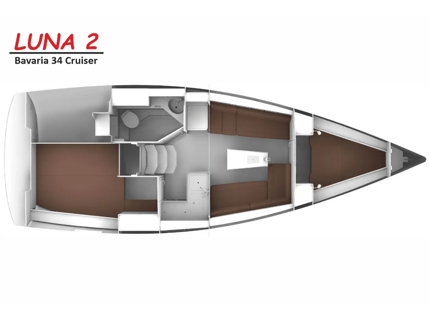 Bavaria 34 Cruiser Luna 2 — fotografia jachty 2