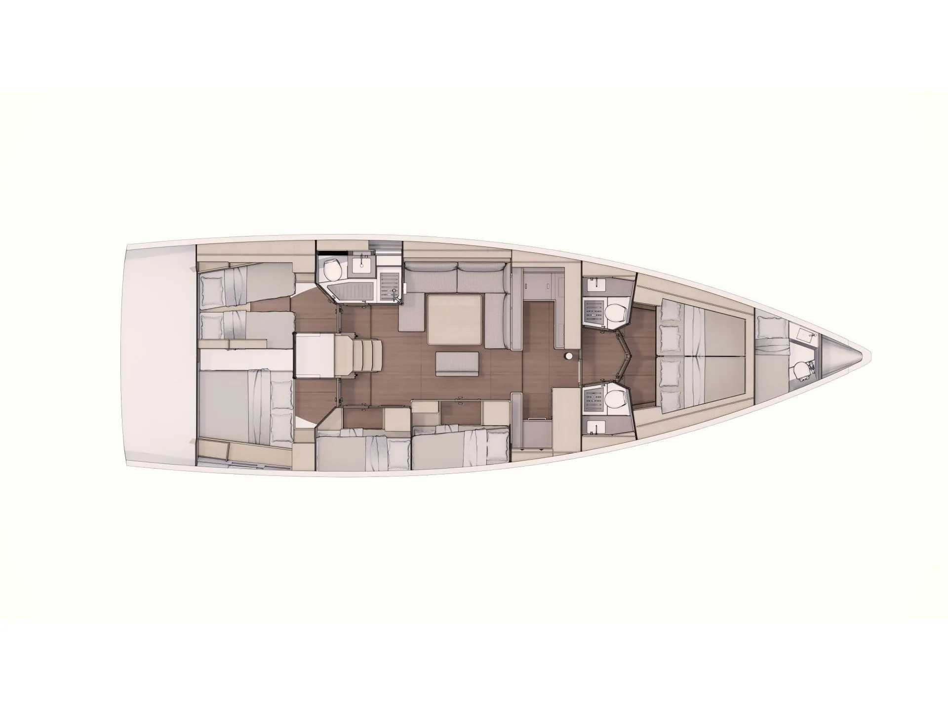 Dufour 530 Albus — фотография яхты 14