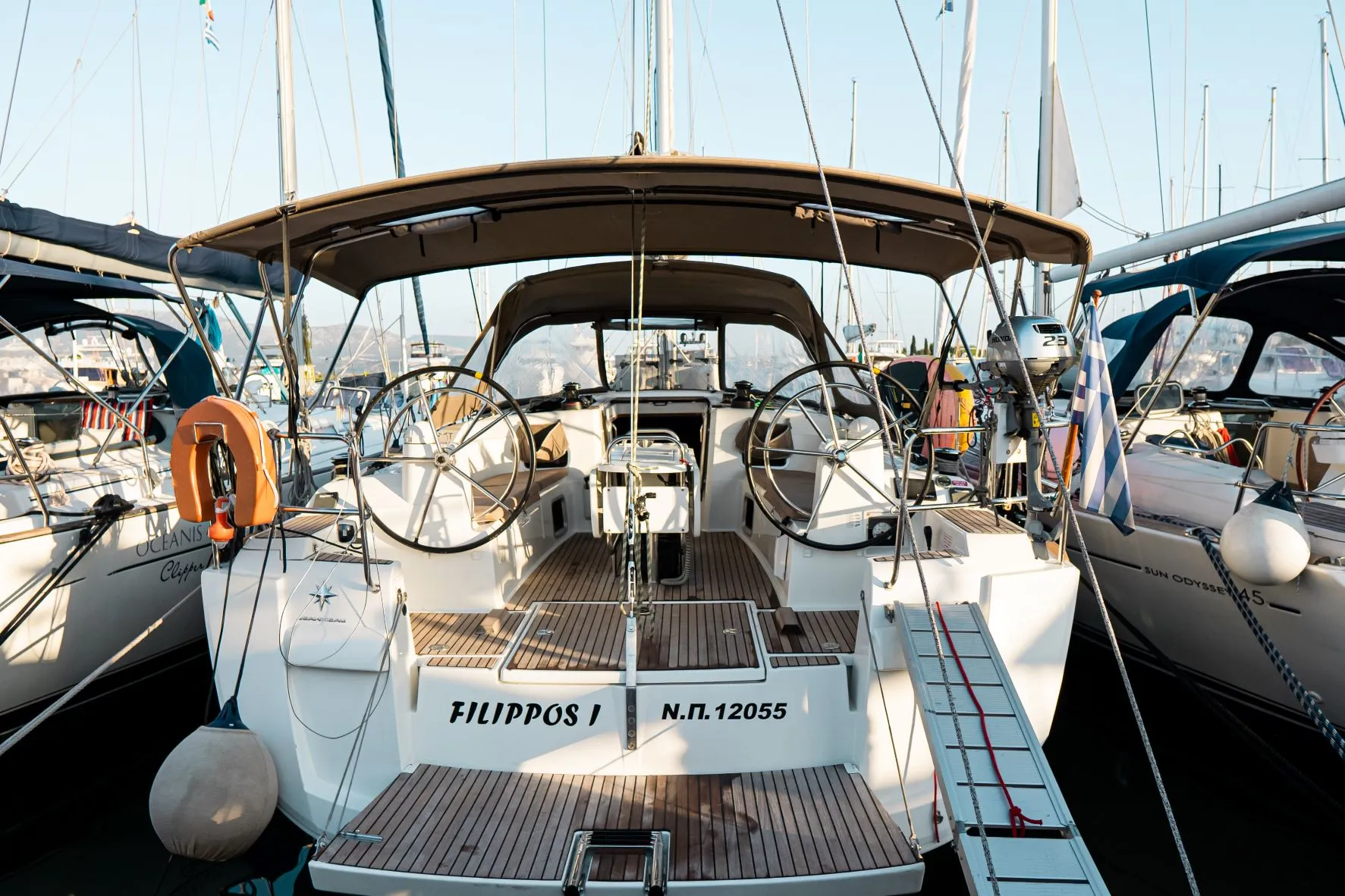 Sun Odyssey 479 FILIPPOS I Boat location in LEFKAS MARINA, D-marin 1 SUP FREE — fotografia jachty 4