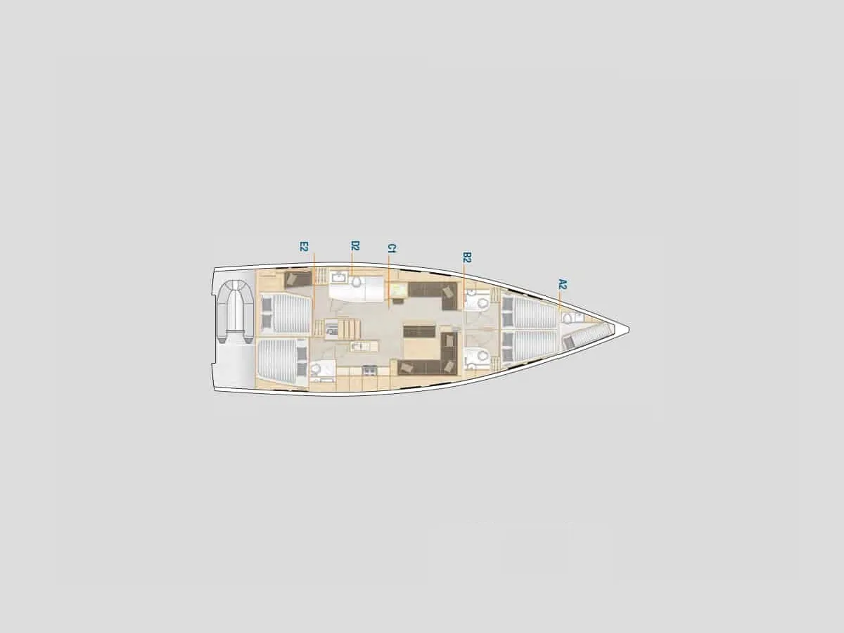 Hanse 548 Ellora — foto dello yacht n. 15