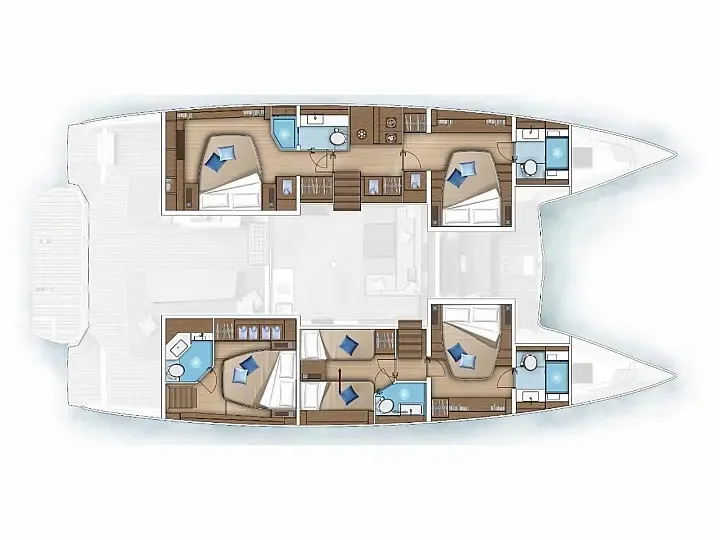 Lagoon 55 SAILUXE - Strafico — yacht photo 6