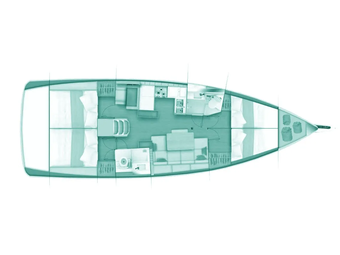Sun Odyssey 440 Erato — фотография яхты 10