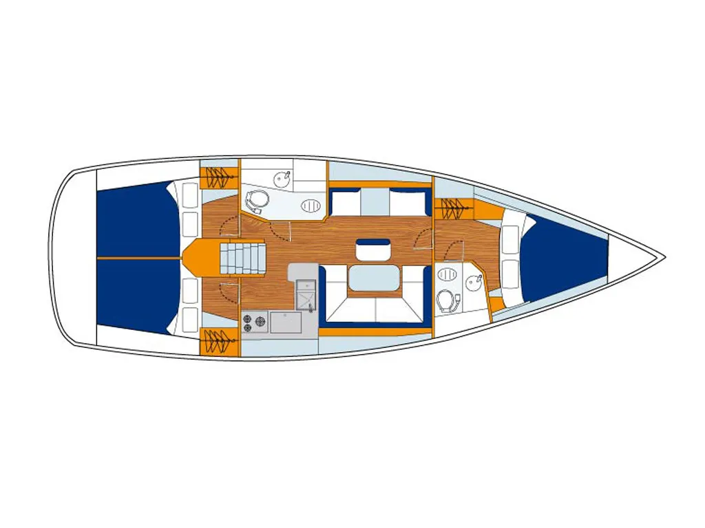 Sun Odyssey 409 Sir Galahad II — jachtfoto 15