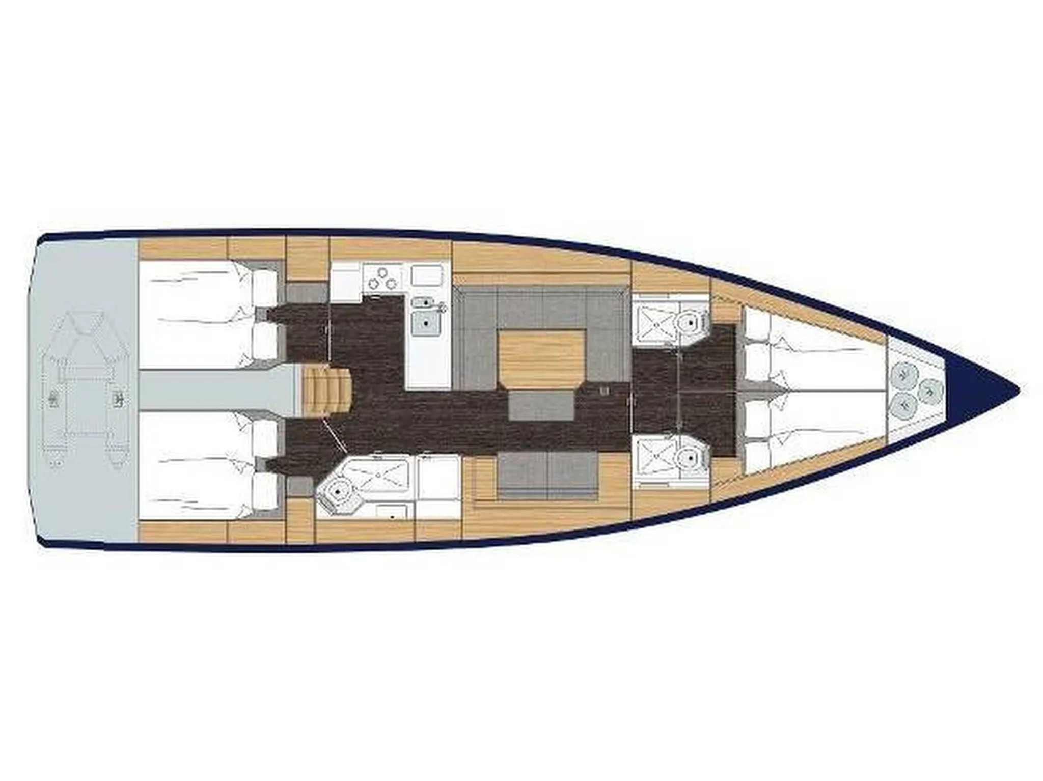 Bavaria C45 Checkmate — jachtfoto 2