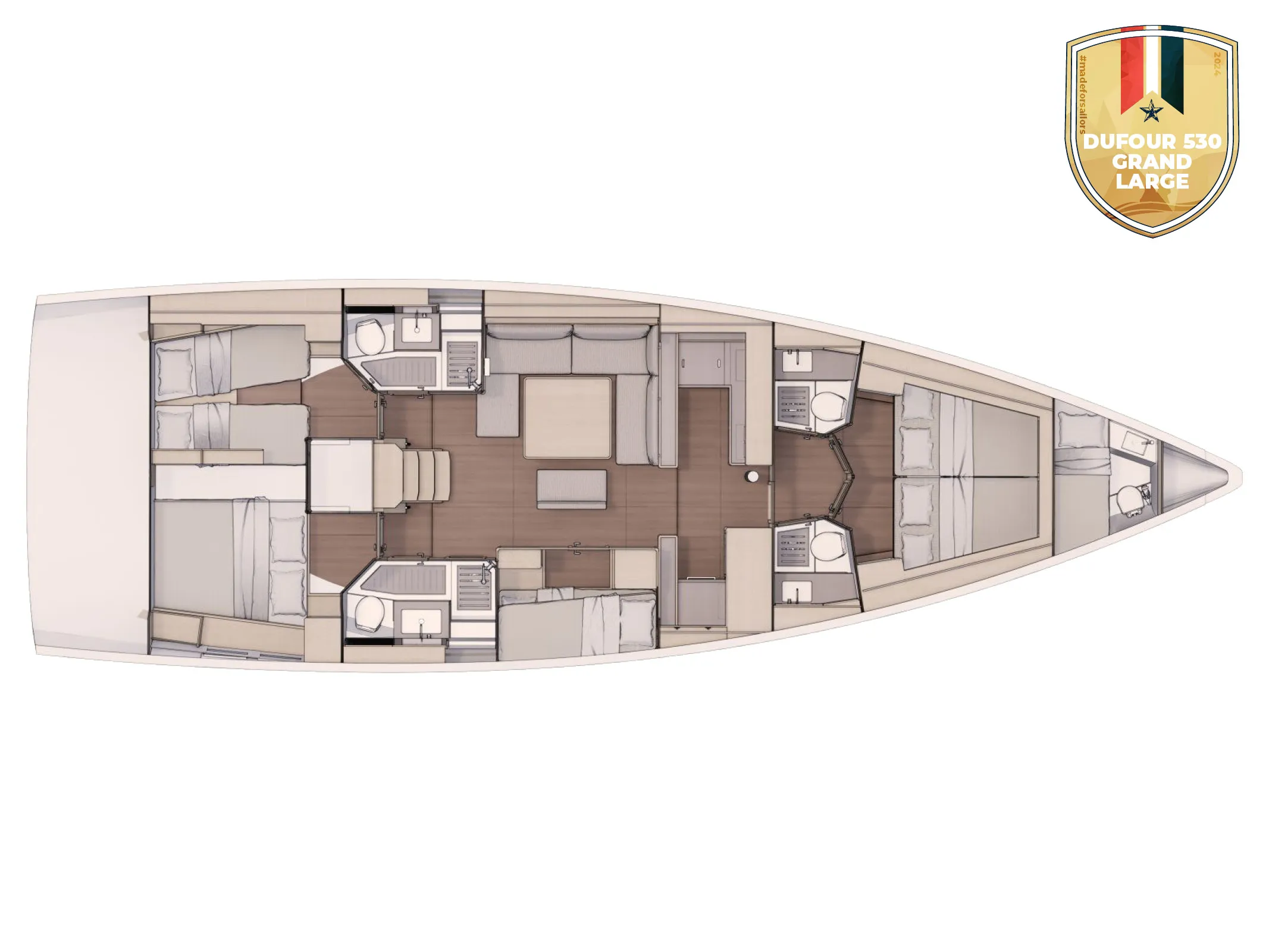 Dufour 530 Rondo — yacht photo 62