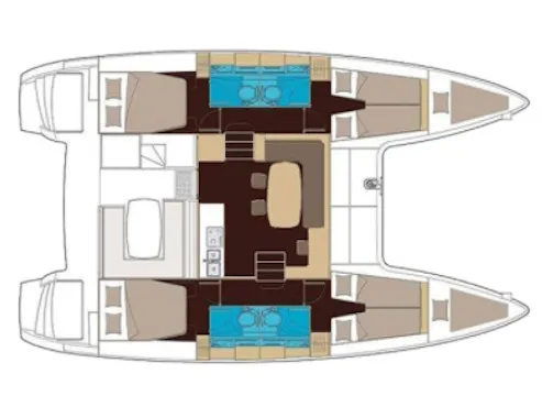 Lagoon 400 Catazur — foto dello yacht n. 5