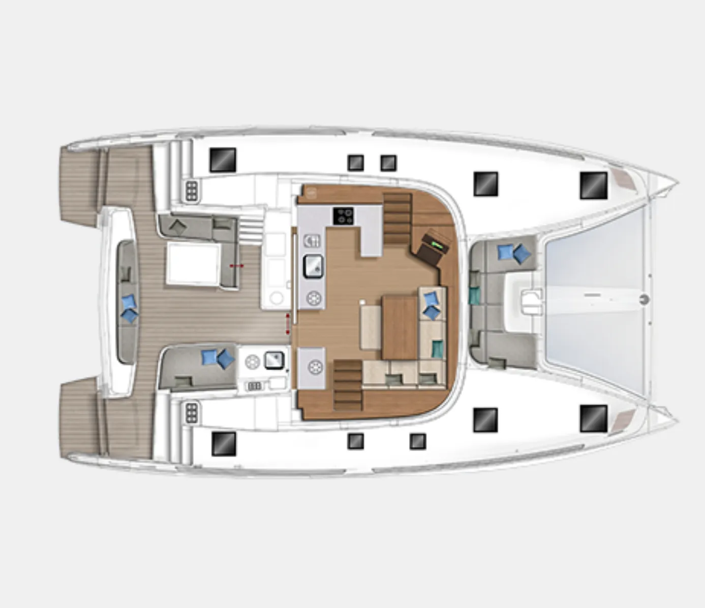 Lagoon 46 Grand Blue — fotografija jahte 29