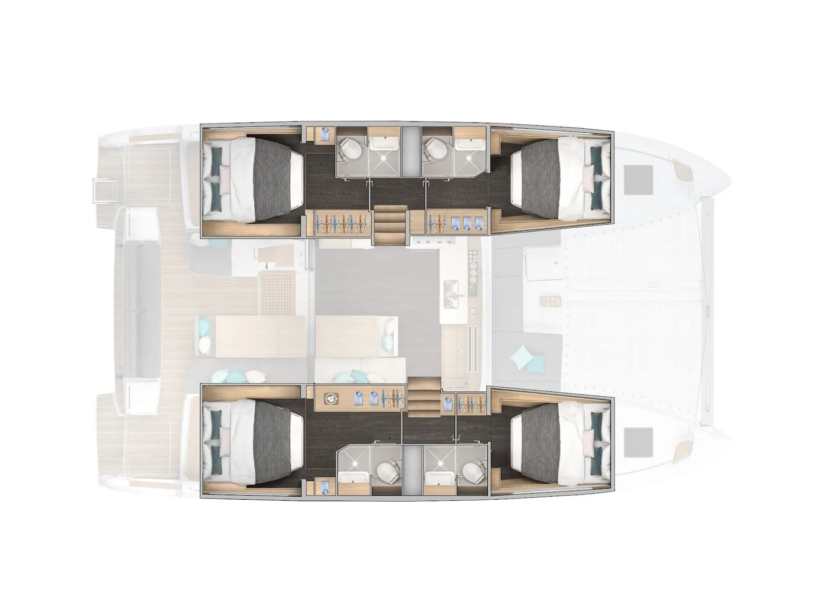 Lagoon 43 Alma - Premium line — yacht photo 2